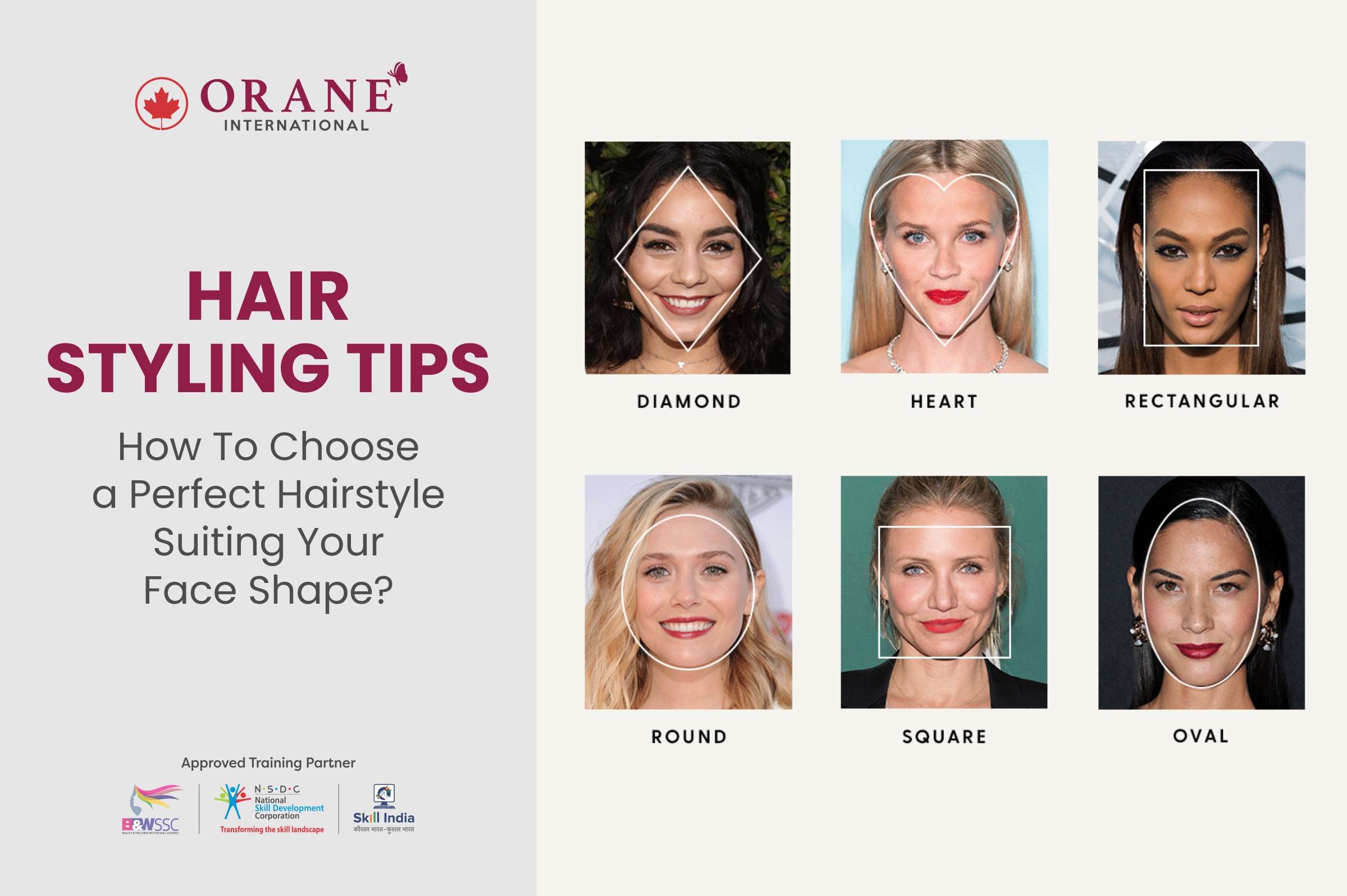 How To Choose a Perfect Hairstyle Suiting Your Face Shape? - Orane Beauty  Institute